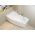 Акриловая ванна VIRGO MAX ассиметричная, 160x90, правая, без ножек, белый