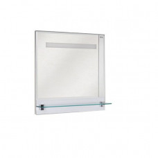 Зеркало Версаль 110.01  со стекл полкой бел дождь
